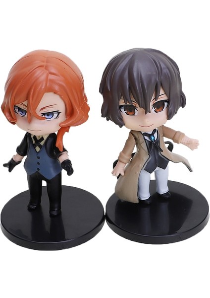 Adet Anime Bungo Sokak Köpekleri Figürleri 10 cm Dazai Osamu Nakahara Chuuya Pvc Action Figure Bungo Sokak Modeli Oyuncak Bebek Çocuklar Için (Yurt Dışından) fiyatları