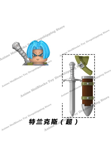 KF6057 KF6142 KT1020 Tek Satış Dragon Ball Z Goku Yapı Taşları Anime Bebek Toplamak Çocuk Mini Aksiyon Oyuncak Figürler Tuğla Hediyeler (Yurt Dışından)