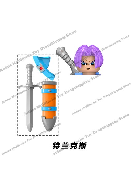 KF6057 KF6142 KT1020 Tek Satış Dragon Ball Z Goku Yapı Taşları Anime Bebek Toplamak Çocuk Mini Aksiyon Oyuncak Figürler Tuğla Hediyeler (Yurt Dışından)
