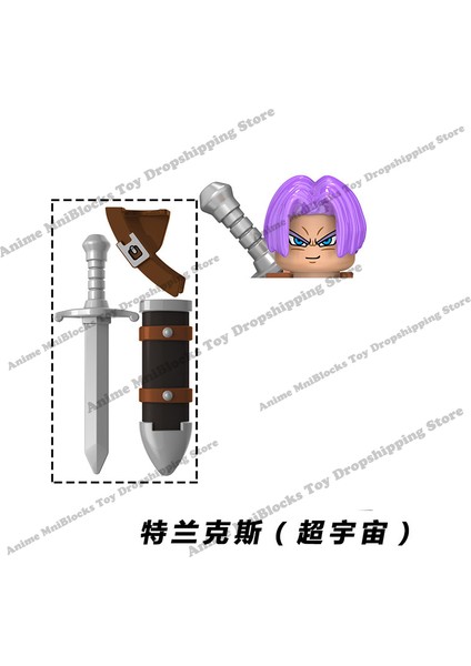 KF6057 KF6142 KT1020 Tek Satış Dragon Ball Z Goku Yapı Taşları Anime Bebek Toplamak Çocuk Mini Aksiyon Oyuncak Figürler Tuğla Hediyeler (Yurt Dışından)