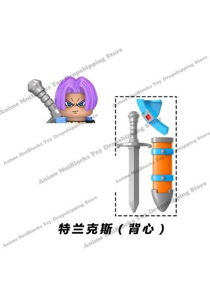 KF6057 KF6142 KT1020 Tek Satış Dragon Ball Z Goku Yapı Taşları Anime Bebek Toplamak Çocuk Mini Aksiyon Oyuncak Figürler Tuğla Hediyeler (Yurt Dışından)