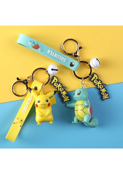 Anime Orijinal Pokemon Aksiyon Figürü Pikachu Anahtarlık Pokémon Anahtarlık Squirtle Psyduck Anahtarlık Model Araba Anahtarlık Erkek Kız (Yurt Dışından) fiyatları