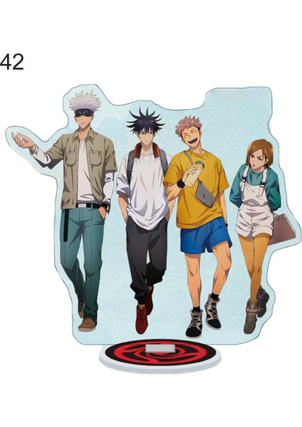 Aksiyon Figürü Sevimli Güzel Çift Taraflı Desenli Jujutsu Kaisen Masaüstü Heykelcik Dekorasyon Için (Yurt Dışından) fiyatları