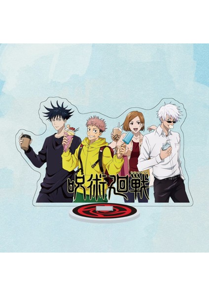 Aksiyon Figürü Sevimli Güzel Çift Taraflı Desenli Jujutsu Kaisen Masaüstü Heykelcik Dekorasyon Için (Yurt Dışından) fırsatları