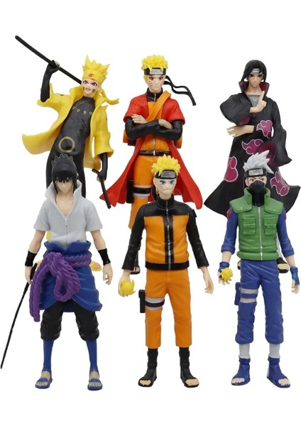 18 cm Anime Uzumaki Naruto Sasuke Hatake Kakashi Uchiha Itachi Pvc Action Figure Heykelcik Heykel Modeli Oyuncak Bebek (Yurt Dışından) fiyatları