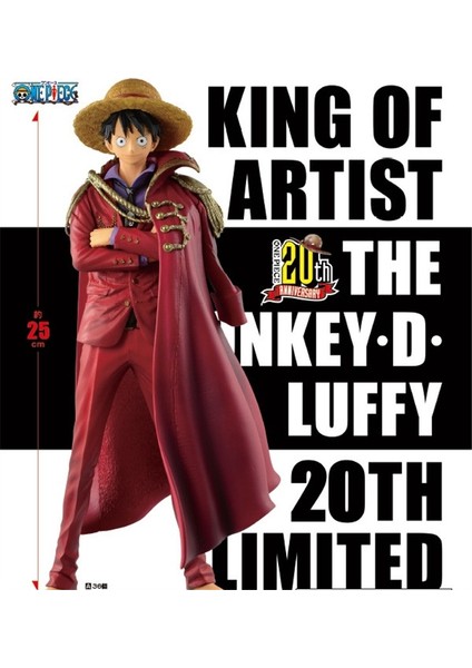 [rongcai] One Piece Luffy 20. Yıldönümü Sanatçının Kralı Koleksiyon Figürü (Yurt Dışından)