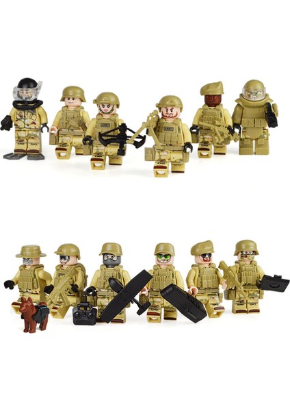 Donanma Mühürleri Uçan Kaplanlar Askeri Temalı Minifigürler (Yurt Dışından)