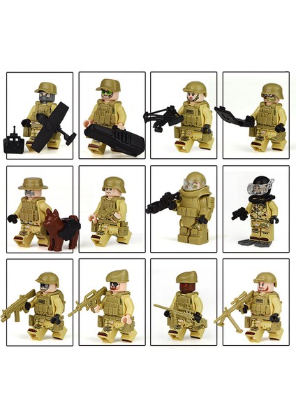 Donanma Mühürleri Uçan Kaplanlar Askeri Temalı Minifigürler (Yurt Dışından) fiyatları