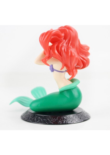 10 cm Prenses Denizkızı Güzellik Balık Ariel Pvc Action Figure Karikatür Koleksiyon Model Oyuncak Bebek Hediye Dekorasyon Brinquedos (Yurt Dışından) modelleri