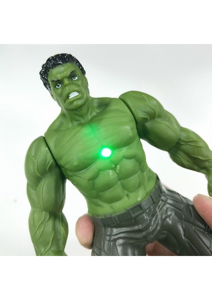 17 cm Marvel Örümcek Adam Hulk Ironman Anime Aksiyon Figürü Oyuncak Noel Hediyesi Pvc Hareketli Eklemler Aydınlık Bebek Koleksiyon Model Oyuncaklar (Yurt Dışından)