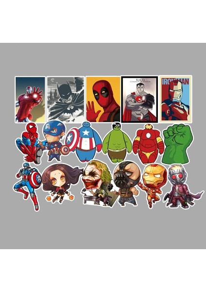 50PMARVEL Anime Figürü Avengers Süper Kahraman Marvel Efsaneleri Grafiti Çıkartmalar Aksiyon Figürü Bilgisayar Kaykay Bagaj Dıy Çocuk Oyuncak (Yurt Dışından)