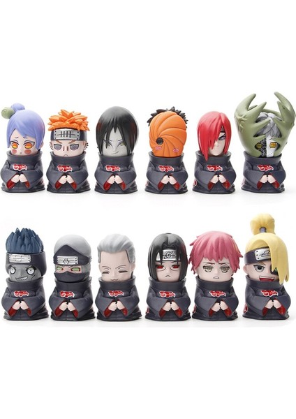 Naruto Şekil Oyuncak Seti Uzumaki Naruto Uchiha Sasuke Aksiyon Anime Modeli Heykeli Heykelcik Koleksiyon Oyuncak (Yurt Dışından)