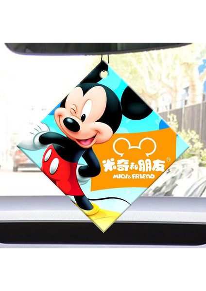 Disney Anime Figürü Mickey Mouse Donald Duck Araba Kokulu Kolye Kawaii Aksiyon Figürü Araba Aksesuarları Dekor Çocuk Oyuncakları Hediye (Yurt Dışından) indirimleri