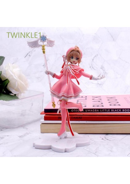 [rongcai] Twınkle1 Şekil Oyuncaklar Captor Sakura Güzel Cardcaptor Aksiyon Figürü Anime Kek Süslemeleri Hediyeler Şekil Modelleri Pvc Sihirli Değnek Kızlar (Yurt Dışından)