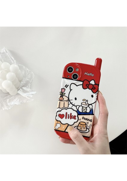 Kawaii Sanrioed Hello Kitty Damla Dayanıklı Sevimli Karikatür Anime Telefon Kılıfı Için IPHONE11/12/13 Pro Max Xr 7 8 Artı Oyuncaklar Kızlar Için (Yurt Dışından) fiyatları