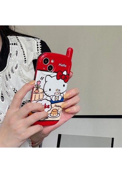 Kawaii Sanrioed Hello Kitty Damla Dayanıklı Sevimli Karikatür Anime Telefon Kılıfı Için IPHONE11/12/13 Pro Max Xr 7 8 Artı Oyuncaklar Kızlar Için (Yurt Dışından) modelleri