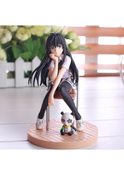 14.5cm My Teen Romantik Komedi Pvc Yukinoshita Yukino Anime Aksiyon Figürü Koleksiyonu Figürleri Oyuncak Araba Dekorasyon Çocuklar Hediye (Yurt Dışından)