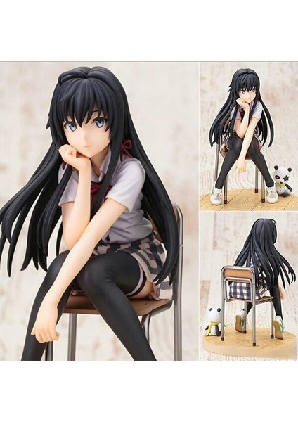 14.5cm My Teen Romantik Komedi Pvc Yukinoshita Yukino Anime Aksiyon Figürü Koleksiyonu Figürleri Oyuncak Araba Dekorasyon Çocuklar Hediye (Yurt Dışından)