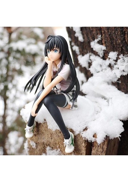 14.5cm My Teen Romantik Komedi Pvc Yukinoshita Yukino Anime Aksiyon Figürü Koleksiyonu Figürleri Oyuncak Araba Dekorasyon Çocuklar Hediye (Yurt Dışından)