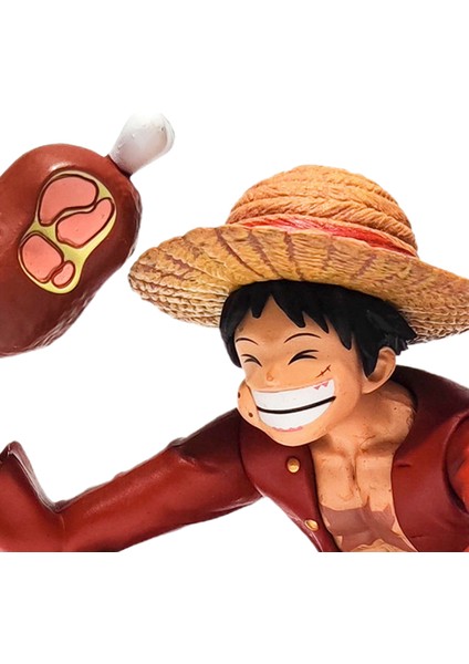 Anime Modeli Dekoratif Tek Parça Çömelme Luffy Model Bebek Oyuncak (Yurt Dışından)