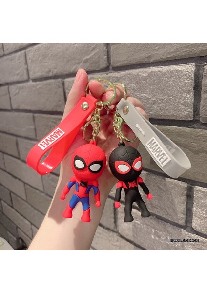 Yeni Animasyon Filmi Örümcek Adam Aksiyon Figürü Anahtarlık Anahtar Kolye Karikatür Silikon Anahtarlık Aksesuarları Araba Kolye (Yurt Dışından) fiyatları