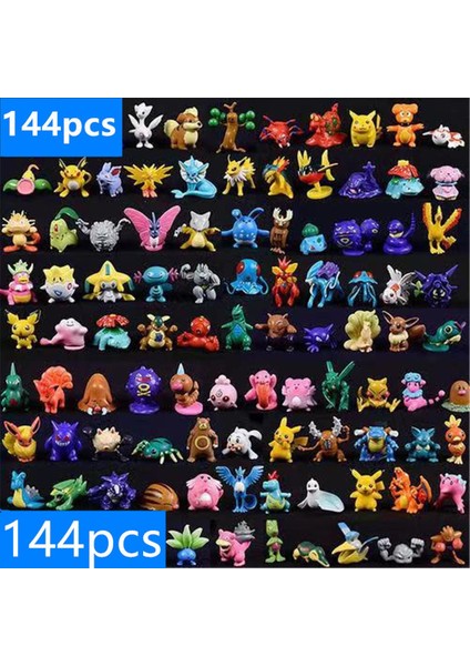1-144 Adet Pokemon Hediye Kutusu Noel Hediyesi Aksiyon Figürü Oyuncakları Hakiki Pikachu Anime Figürü Pokemon Oyuncaklar Çocuklar Için (Yurt Dışından)