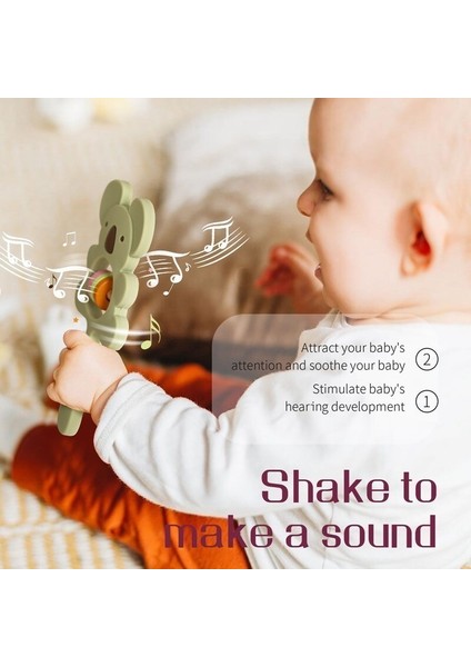 Silikon Çıngıraklar Çocuklar Için Hayvan Koala Handbells Yenidoğan Bebek Yatağı Çan Eğitici Oyuncaklar Güvenli Gıda Sınıfı Bebek Diş Kaşıyıcı Bebek Ürünleri (Yurt Dışından) fiyatları