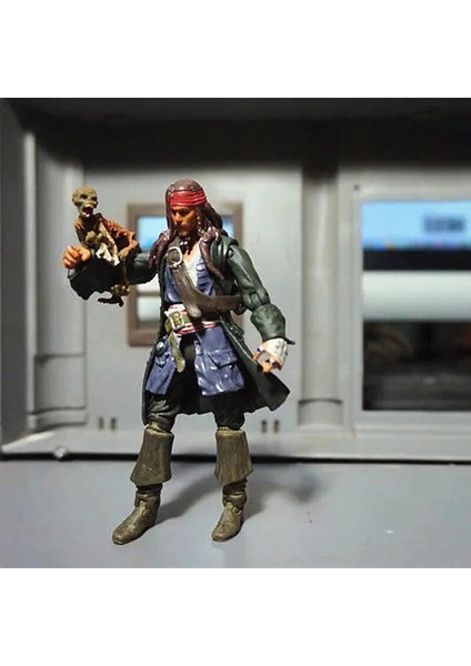 Disney Karayip Korsanları Aksiyon Figürü Kaptan Jack Hareketli Model Çocuk Oyuncakları 3.75 Inç (Yurt Dışından)