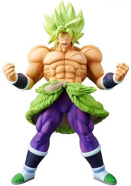 Dragon Ball Süper Tiyatro Sürümü Kazınmış Wu Yongden Kızgın Broly Yeşil Saç Derin Pvc Şekil Kutulu Şekil (Yurt Dışından)