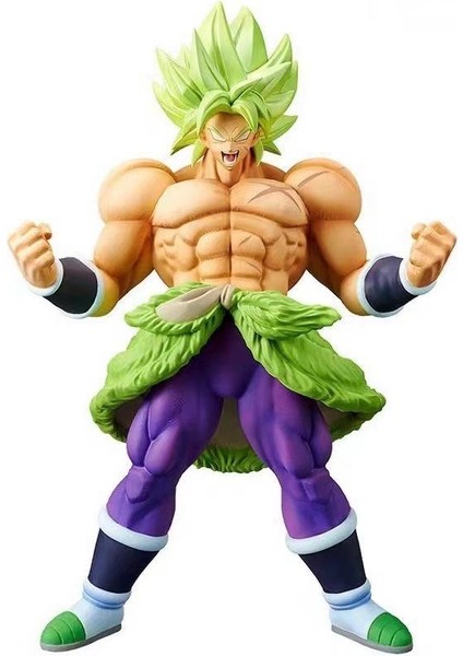 Dragon Ball Süper Tiyatro Sürümü Kazınmış Wu Yongden Kızgın Broly Yeşil Saç Derin Pvc Şekil Kutulu Şekil (Yurt Dışından)