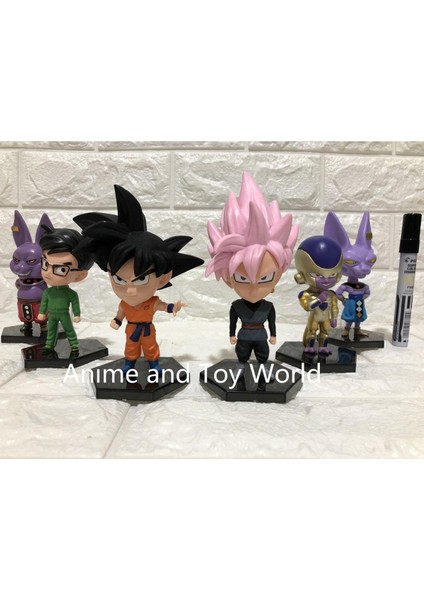 [rongcai] Indirim Dragon Ball Z Dbz Goku Altın Frieza Majin Buu Piccolo Goten Gohan Vegeta Büyük Kafa Figürü (Yurt Dışından)