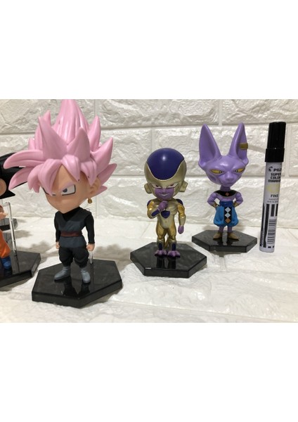 [rongcai] Indirim Dragon Ball Z Dbz Goku Altın Frieza Majin Buu Piccolo Goten Gohan Vegeta Büyük Kafa Figürü (Yurt Dışından)
