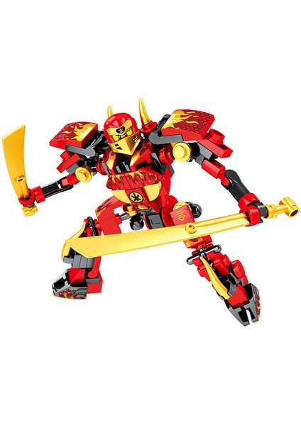 Yeni 4 Türleri Ninja Mech Zırh Mini Aksiyon Oyuncak Figürler Yapı Taşları Çocuk Oyuncakları Tuğla Çocuk Boys Için Noel Hediyesi (Yurt Dışından)