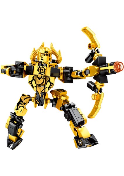 Yeni 4 Türleri Ninja Mech Zırh Mini Aksiyon Oyuncak Figürler Yapı Taşları Çocuk Oyuncakları Tuğla Çocuk Boys Için Noel Hediyesi (Yurt Dışından)