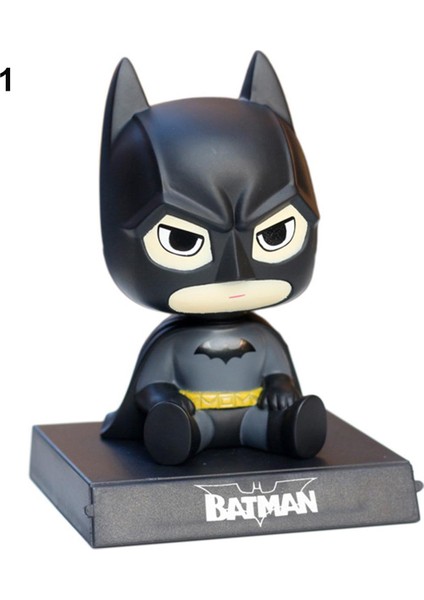 Batman Kaptan Ağaç Adam Süper Kahraman Kafa Sallayarak Çizgi Film Bebek Araba Dekorasyonu (Yurt Dışından)