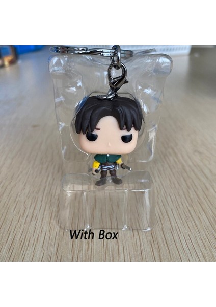 Attack On Titan Anahtarlık Rivaille Ackerman Levi Şekil Koleksiyonu (Yurt Dışından)
