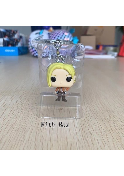 Attack On Titan Anahtarlık Rivaille Ackerman Levi Şekil Koleksiyonu (Yurt Dışından)