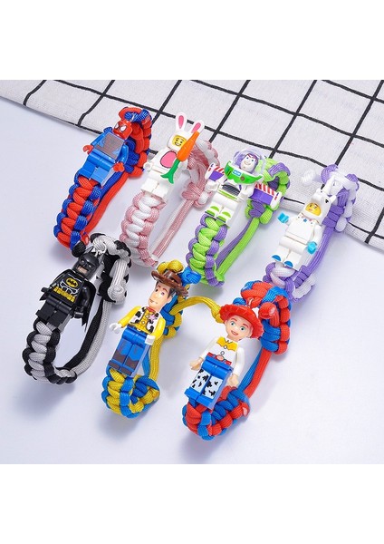 [hazır Stok] Oyuncak Hikayesi Aksiyon Figürleri Buzz Lightyear Woody Demir Adam Bileklik Yapı Taşları Oyuncaklar Çocuklar Için Hediye Türü: Kaptan Amerika (Yurt Dışından)
