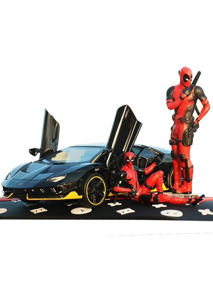 Disney Marvel Deadpool Aksiyon Figürleri Mini Bebek Araba Dekorasyon Karikatür Anime Film Heykelcik Pvc Koleksiyon Modeli Çocuklar Hediye (Yurt Dışından) indirimleri
