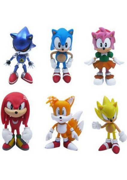 6'lı Set Sonic Hedgehog Amy Tails Mephiles (Yurt Dışından) fiyatları