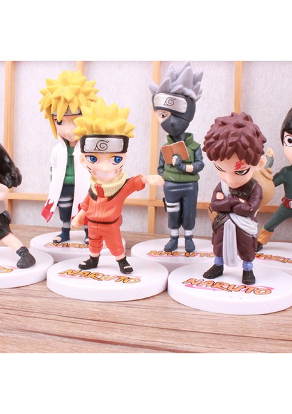 6 Adet Anime Modeli Mükemmel Işçilik Canlı Ifade Yüksek Sertlik Gaara Naruto Anime Modeli Anime Sevgilisi Için (Yurt Dışından)