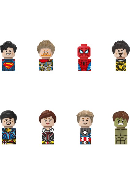 8 Adet/grup Süper Kahramanlar Marvel Aksiyon Figürü Dıy Mini Avenger Modeli Yapı Taşları Tuğla Setleri Klasik Çocuk Oyuncakları Çocuklar Için (Yurt Dışından) modelleri