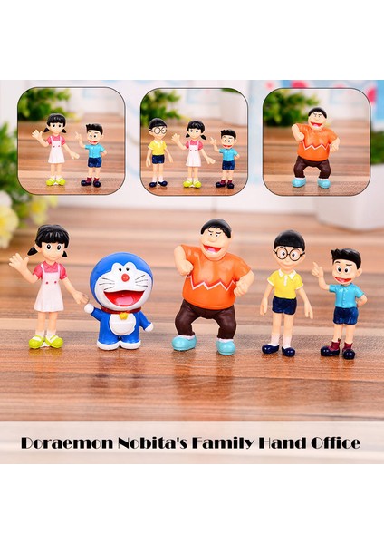 5 Adet/takım Doraemon Aksiyon Figürü Nobita Nobi Heykeli Model Oyuncak Koleksiyonu Hediye (Yurt Dışından) fiyatları