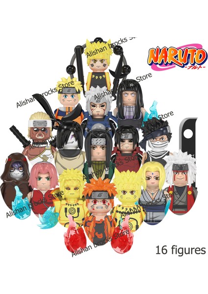 Naruto Sasuke Kakashi Akatsuki Tuğla Yapı Taşları Anime Karikatür Mini Aksiyon Figürleri Başkanları Montaj Oyuncaklar Çocuklar Noel Hediyeleri (Yurt Dışından) modelleri