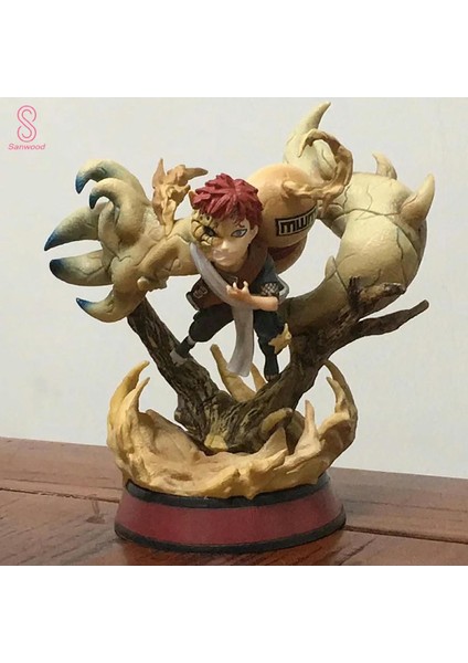 10 cm Naruto Serisi Süs Koleksiyonu Doğum Günü Hediyesi Tatil Hediyesi, Gaara Şekil (Yurt Dışından)