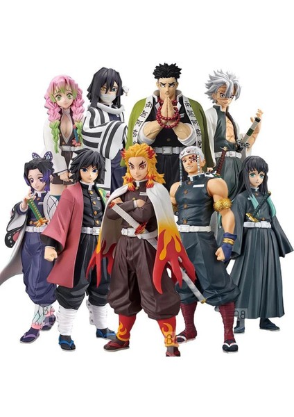 Anime Şeytan Şekil Kamado Tanjirou Nezuko Aksiyon Figürleri Pvc Model Oyuncaklar Zenitsu Heykelcik Inosuke Kimetsu Hiçbir Yaiba Figura (Yurt Dışından)