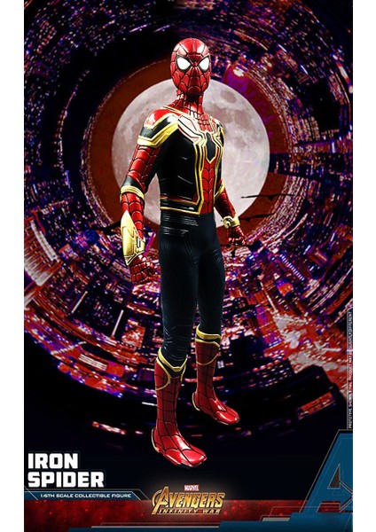 Disney Avengers 3 Infinity Savaş Demir Örümcek Adam 1/6 Modeli Marvel Action Figure Koleksiyon Şekil Çocuk Hediye (Yurt Dışından) modelleri