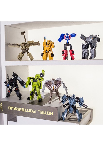8 cm Dönüşüm Robot Oyuncak Araba Plastik Abs Aksiyon Figürleri Modeli Çocuk Eğitici Oyuncaklar Hediye (Yurt Dışından) fiyatları