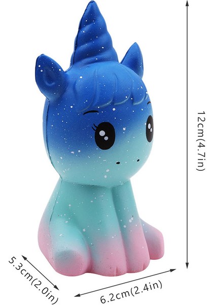 Unicorn Squishy Toys Kızlar Için Tek Boynuzlu At Oyuncakları Squeesy Oyuncak (Yurt Dışından)