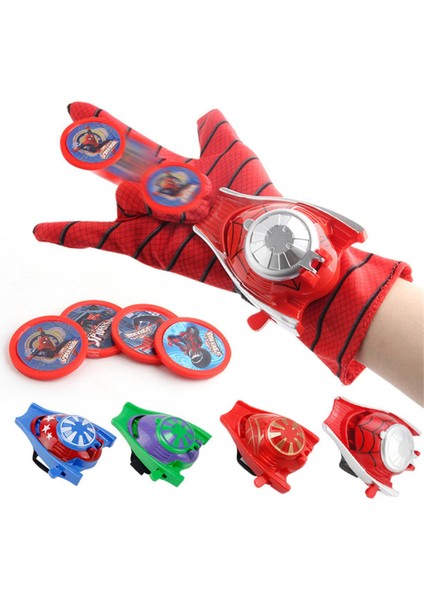 Eldiven Başlatıcısı Oyuncaklar Pvc Avengers Aksiyon Figürü Demir Adam Kaptan Amerika Hulk Oyuncaklar Çocuklar Için Uygun Cosplay Hediye (Yurt Dışından)